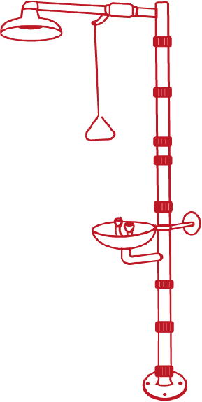 Duchas de seguridad